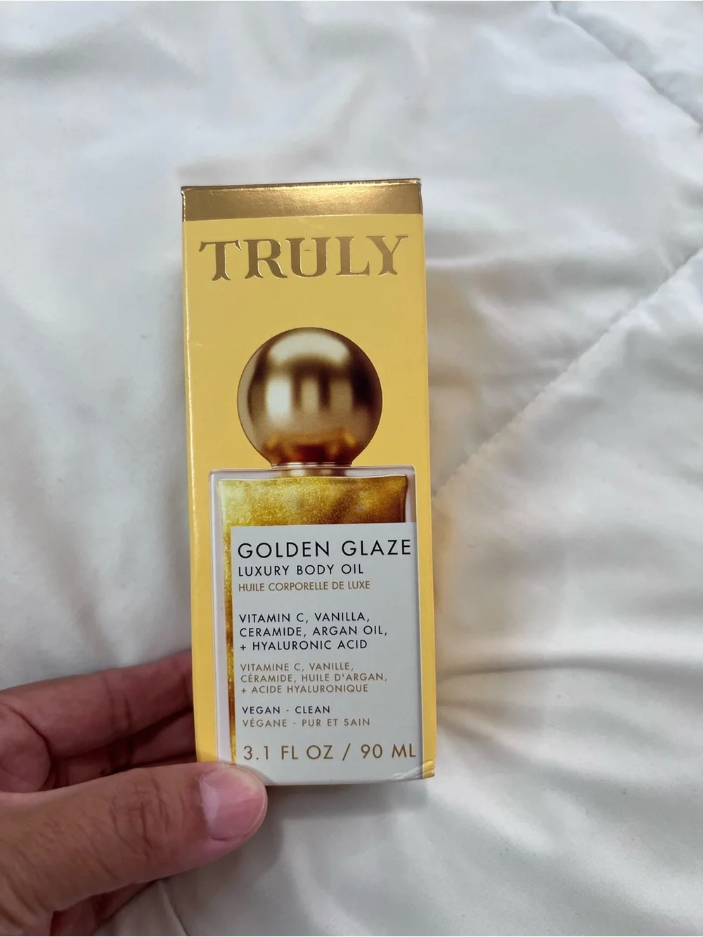 TRULY Golden Glaze Luxury Body Oil Shimmering Gold